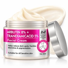 Arbutin 8% & Tranexamic Acid 5% Cream, Facial Moisturizer, 60 ml