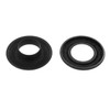 Grommet, Beveled, Black Matte, Solid Brass-LL (100 sets per bag),