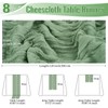 8 Pack 10Ft Cheesecloth Table Runner Sage Green, 20 x