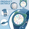 Juboos Kids Watch Analog for Boys Girls Toddler,3ATM Waterproof cat