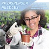 PATIKIL 21G Plastic Dispensing Needles, 60 Pcs Blunt Tips Luer
