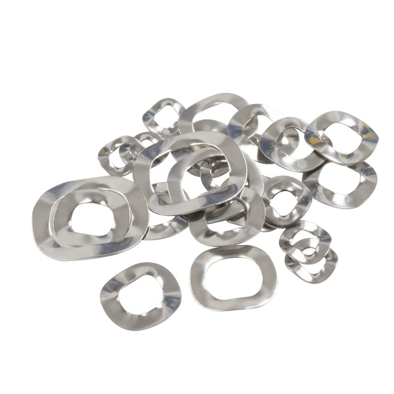 Beenlen 295 Pcs 304 Stainless Steel Spring Wave Washer Assortment