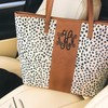 ML Marleylilly Monogrammed Leopard Tote Bag - Vegan and Durable