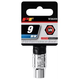 Performance Tool W38209 3/8-Inch ive 6-Point Socket, 9mm