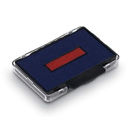 Trodat 6/53/2 Stamp Cushion Replacement Blue and Red Two Tone Professional 5440, 5440/L Price for 1 Each