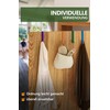 4smile Door Hooks, Set of 10, Colourful, Stainless Steel Door