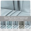 SORTTO No Hook Shower Curtain with Snap in Liner Set
