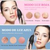 Cepillo Limpiador Facial de Silicona con Luz Roja/Azul – Fokoo