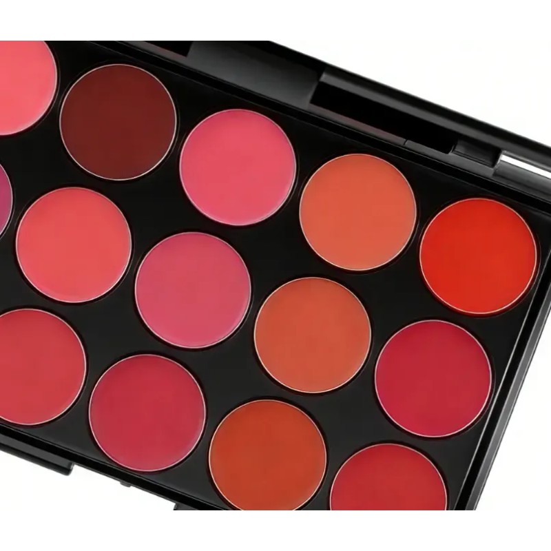 Paleta De Labiales En Crema Profesional Rojo