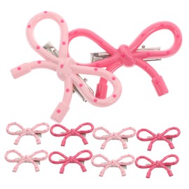 Hohopeti 10pcs Bow Hair Clips Bow Clip for Women Fashionable for Girls Strong Hold