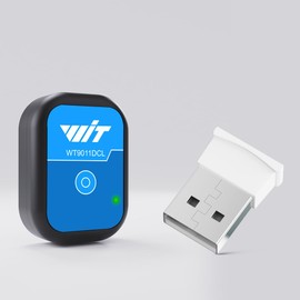 [Accelerometer+Inclinometer] WT9011DCL MPU9250 High Precision 9-Axis Gyroscope + Angle (XY0.05° Accuracy) + Magnetometer with Kalman Filter, Adapter Included in Package