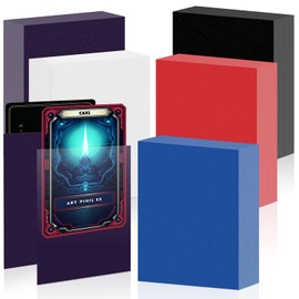 Pack of 500 Soft Trading Card Sleeves, 66 x 91 mm Card Sleeves, Standard Size Trading Card Sleeves, Premium Card Sleeves, Fit for MTG Sleeves, Trading Cards, Sports Cards, Colour Mixing