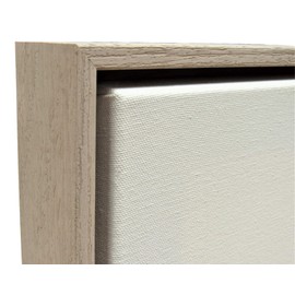 Natural Wood Grain Floater Frame for 1.5" deep Art Canvas, (Multiple Sizes) (8x10")