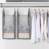 STORAGE MANIAC 2-Pack Hanging Laundry Hamper, Front See-Through Mesh Bag,