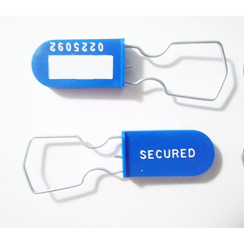 CHATEAU Blue Security Meter Seal Water Electric Clasp Plastic Padlock Qty