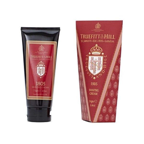 Truefitt & Hill Shave Cream Tube - 1805 | Incredibly Close, Yet Comfortable Shave, 2.65 Ounces
