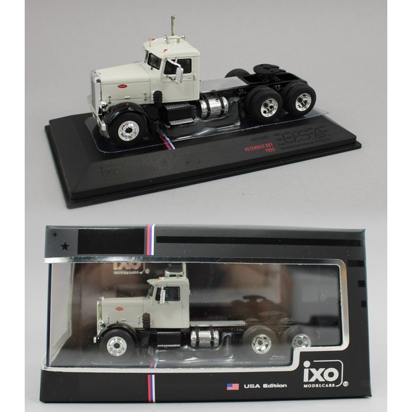 IXO 1:64 IXO Models *WHITE & BLACK* 1955 Peterbilt 281