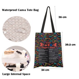 FEELMEM DND Gift D D Player's Rules Tote Bag Dungeon Master Gift RPG Game Player Tote Shoulder Bag DM Rules Gift