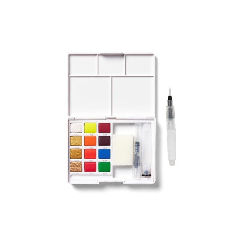 KOI SKETCH BOX C/12 PASTILLAS (FLUO + MET) Y I