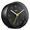 braun/brown analog alarm clock bc12b, Black, Minimalist