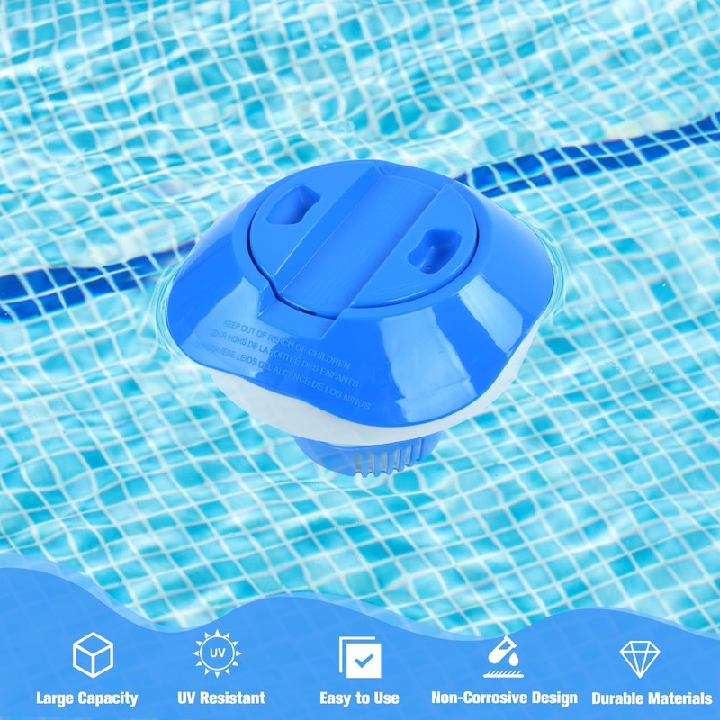 DIELOVEHUA 7 Inch Pool Dosing Float, Dosing Float, Pool Chlorine
