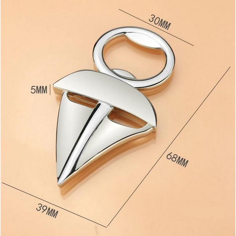 Stainless Steel Sailing Boat Bottle Opener Keyring