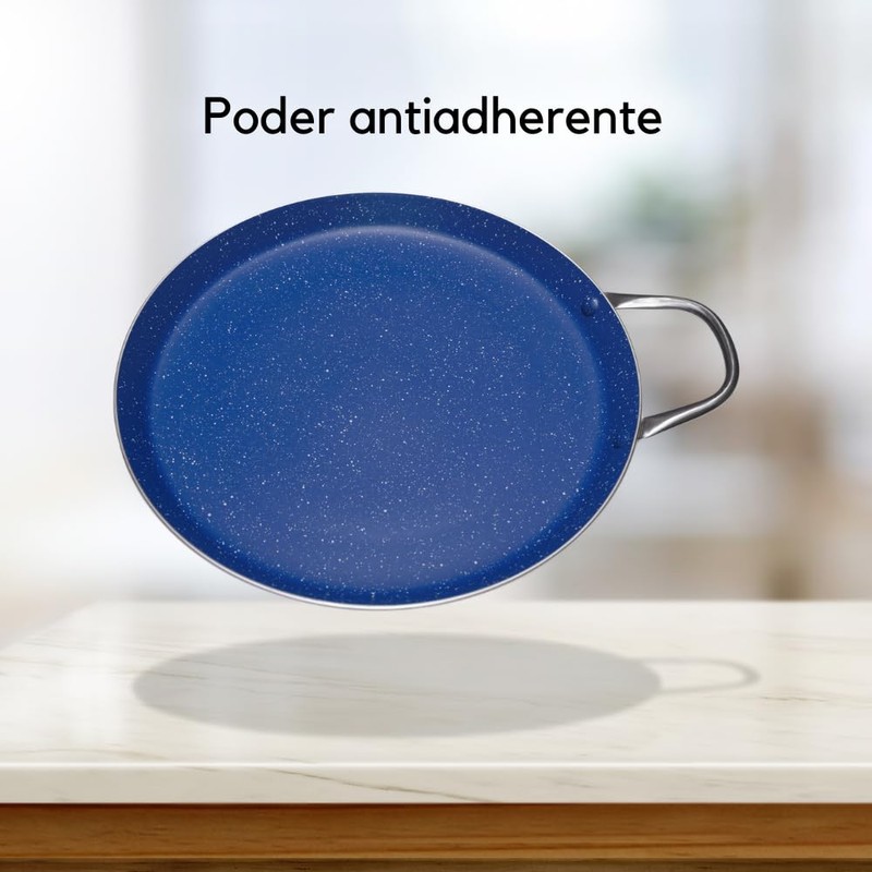 FLAVOSTONE Comal antiadherente 30 cm (Azul)