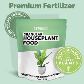 Organic Houseplant Food, Slow Release Dry Granular Fertilizer for House Plants (6 Ounces)