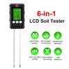 6-in-1 Digital Soil Tester for Plant Care – Backlit LCD