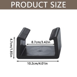 4Pcs Heavy Duty Plastic Sofa Connect Clamps Heat-Resistant Rattan Furniture Clips Useful Rattan Chair Fasteners for Garden Outdoor