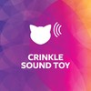 SmartyKat Crackle Chute Crinkle Activity Tunnel Cat Toy - Tan/Red,