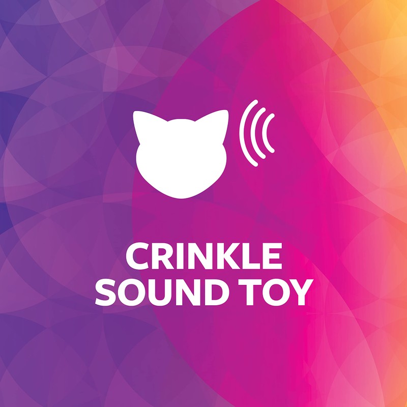 SmartyKat Crackle Chute Crinkle Activity Tunnel Cat Toy - Tan/Red,