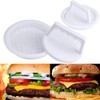 AISIBO 2 Piece Hamburger Press, Plastic Burger Press, Hamburger Maker