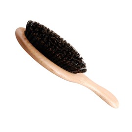 OATIPHO Beech Wood Anti-Static Bristle Hairdressing Comb 1 Piece Lightweight Massage Function for Care for Hair Types