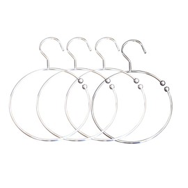 all-around24 4 x Belt Ring Tie Ring Chain Ring Belt Holder Hanger