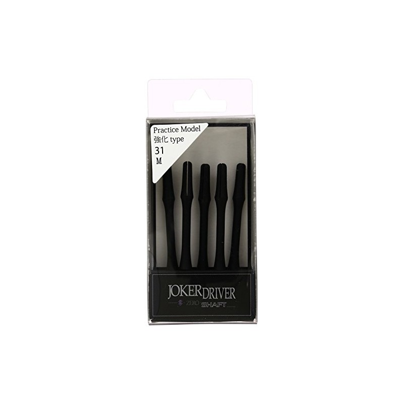 Joker Driver Zero Shaft, Reinforced Black, 1.2 inches-0.2 (31 mm-5)