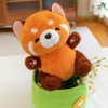 FENYW Roter Panda Kuscheltier 35cm Red Panda Plush Kawaii Panda