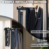 Sliding Tie Racks, 18 Tie Hanger Pull Out Belt Rack