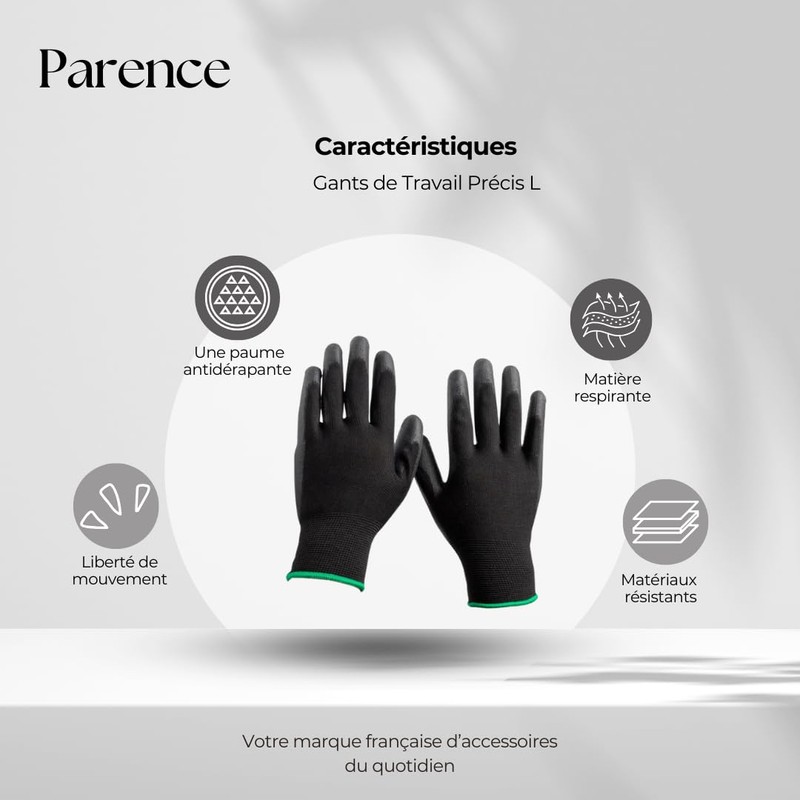 Parence. - Precise work gloves - Protection and freedom of