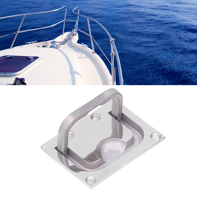 Boat Ring Hatch Pull Flush Lift Deck Cover Handle Marine