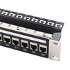 Cable Matters 1U 19-Inch 24-Port 10Gbps Cat6A Ethernet Patch Panel