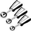 HOMURE H Cookie Scoop Set, Include 1 Tbsp/2 Tbsp/3 Tbsp,