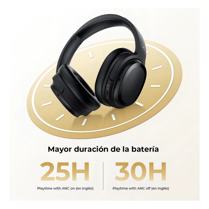 Auriculares inalmbricos Cowin Se7d y 30 horas de reproduccin, Over-ear