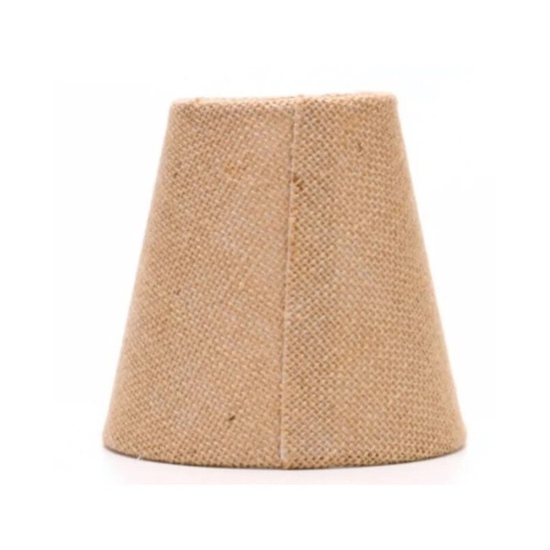 allen + roth 3.25 x 5.25 Cone Burlap Light Shade