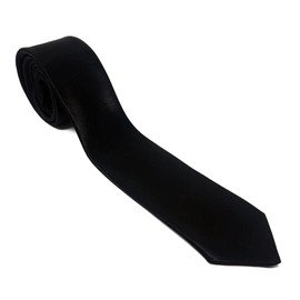 WS UK Adults Regular Tie for Men [Black]