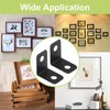 UFURMATE Picture Frame Corner Brackets, Pack of 100 Small L