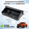 Dashboard Storage Box Compatible with 2024-2025 Tacoma Accessories,14-inch Behind Screen