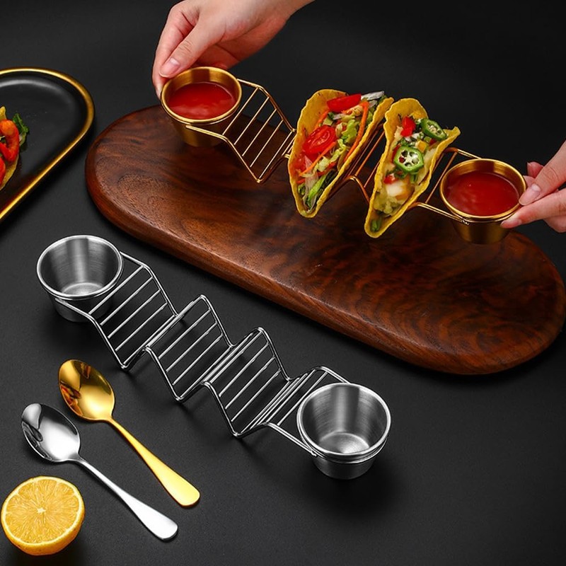 Taco Holder Taco Holder Holds 3 Tacos Each, Holds Neat