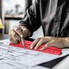 Fumete 12 Pack 6 Inch Architectural Engineering Scale Rulers Small