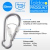 Toldoro® Niro AISI 316 V4A Stainless Steel Carabiner with Screw